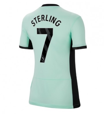 Chelsea Raheem Sterling #7 Tercera Equipación Mujer 2023-24 Manga Corta